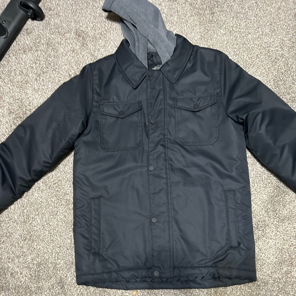 Pacific Trail Black Men's Field Jacket with Hood